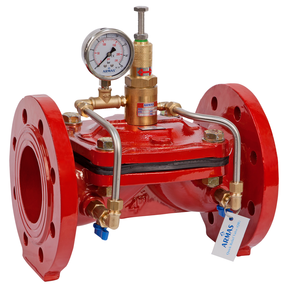 ARMEX HIZLI BASINÇ (RELIEF) TAHLİYE VANASI FLANŞ'LI TSE ONAYLI DN065 2-1/2''