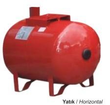 80 Lt Kapalı Genleşme Tankı Yatık PN 10