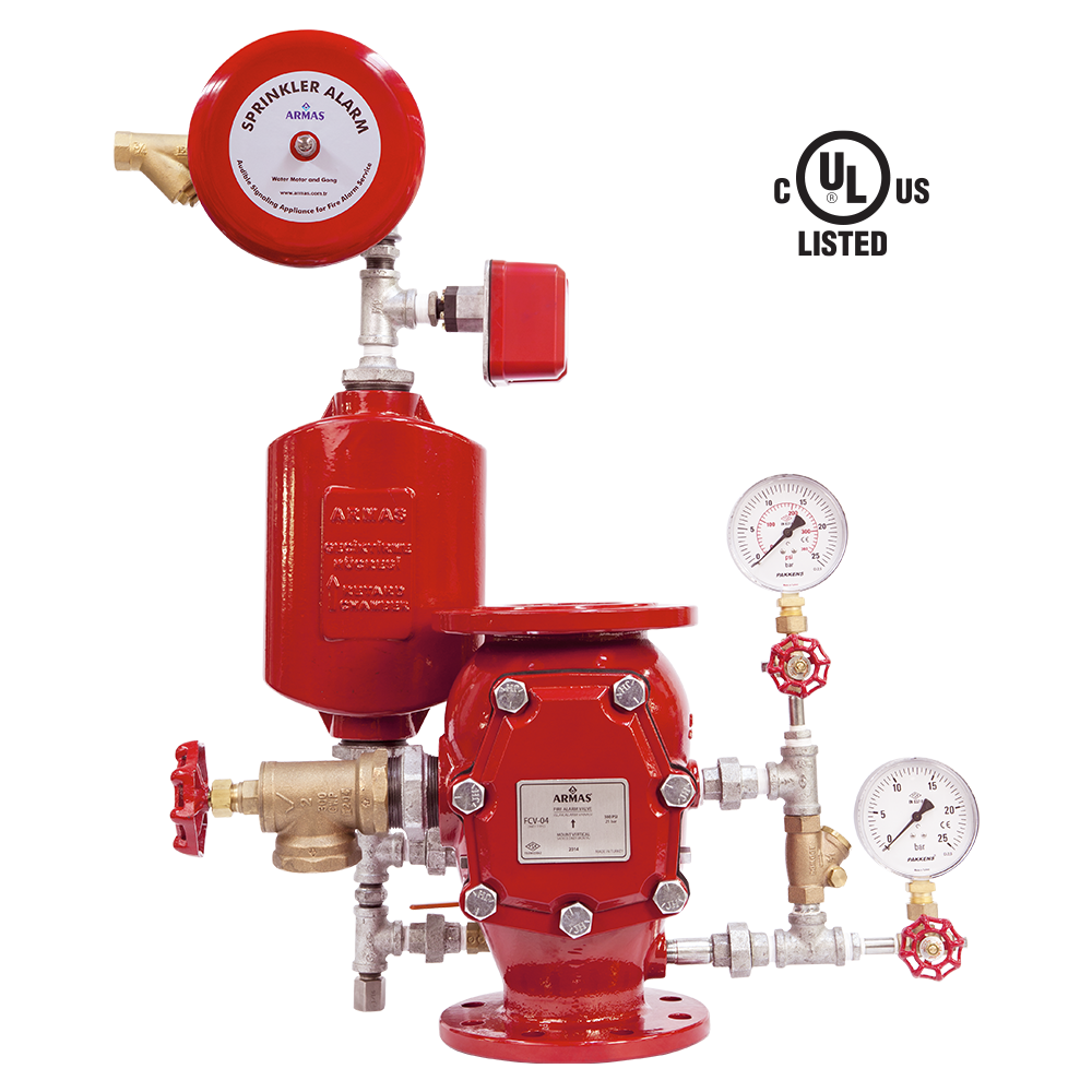 ARMAŞ ISLAK ALARM VANASI-UL ONAY Ø100-4''