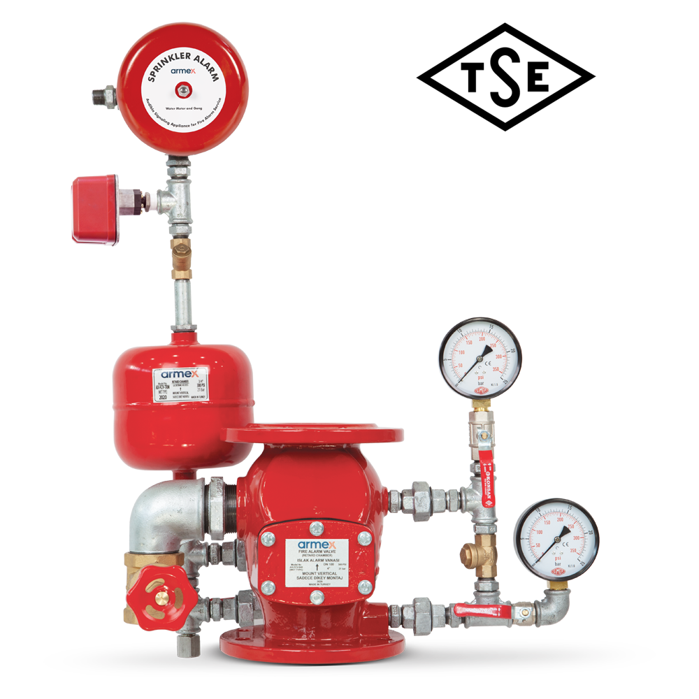 ARMEX ISLAK ALARM VANASI TSE ONAY Ø150-6''