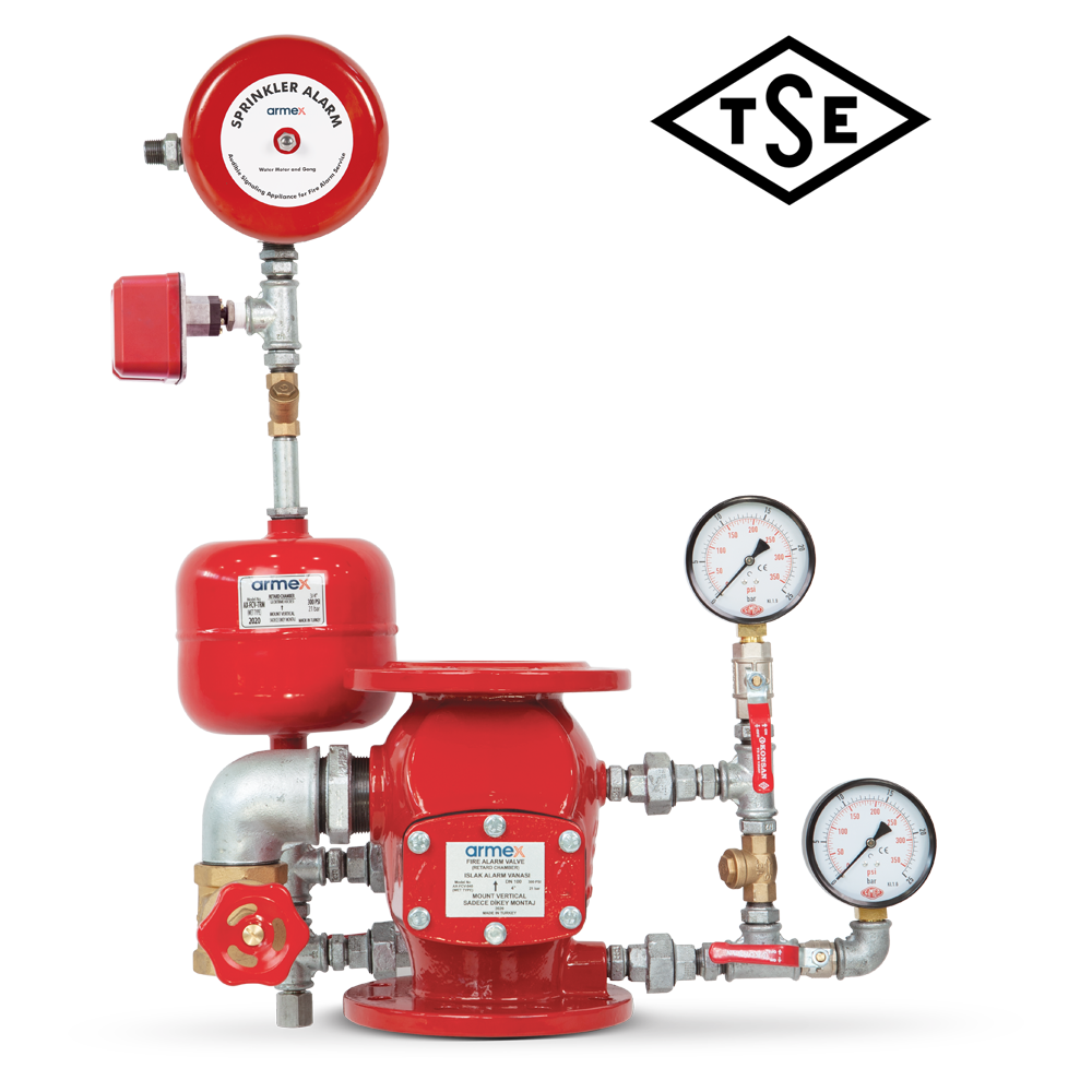 ARMEX ISLAK ALARM VANASI TSE ONAY Ø200-8''