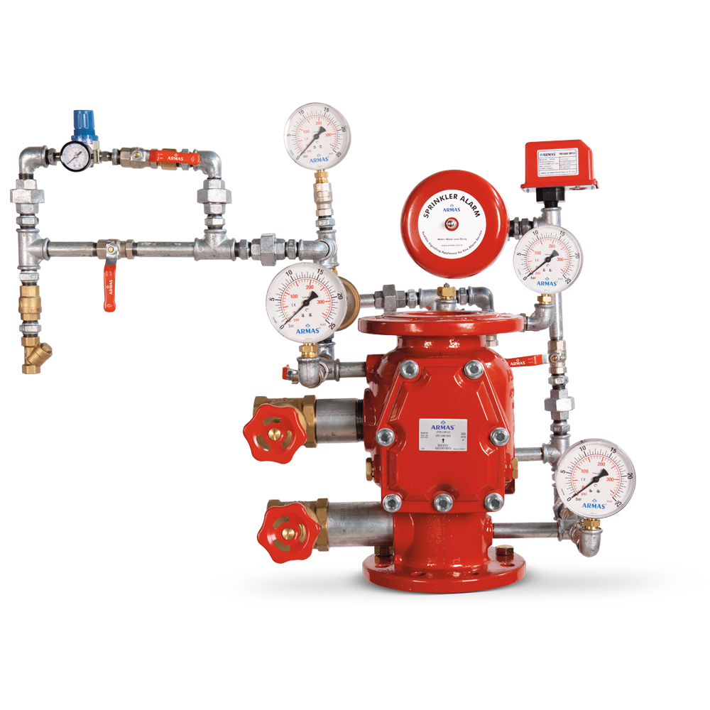 ARMAŞ KURU ALARM VANASI Ø100-4''