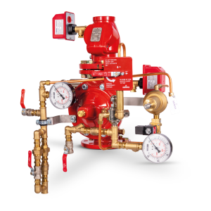 Pre-Action Vana Çift Kilitlemeli Elektro-Pnömatik Kontrol Ø100-4''