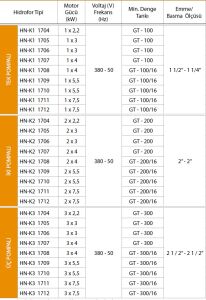 ALF Energy HN-K2 1711 serisi Çift Pompalı Yangın Hidraforu