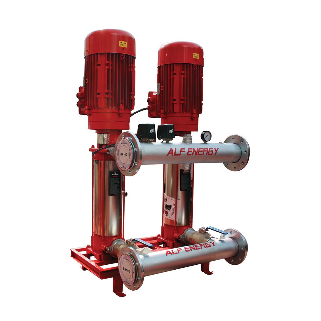 Alf Energy HN-K2 909 Çift Pompalı Frekans Kontrol Hidrofor 