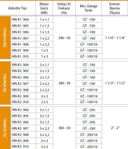 Alf Energy HN-K2 909 Çift Pompalı Frekans Kontrol Hidrofor 
