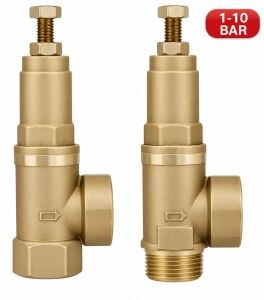 Ayarlı Emniyet Köşe (Buhar) PN 12 11/2'' İD