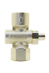 Manometre Musluğu Mandallı Düz Pirinç 1/2'' 6 Bar İD